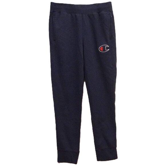 Champion Black Sweatpants Cotton Men’s Medium - Picture 1 of 6